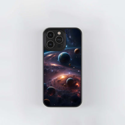 Nebula Planet Swirl Glass Case