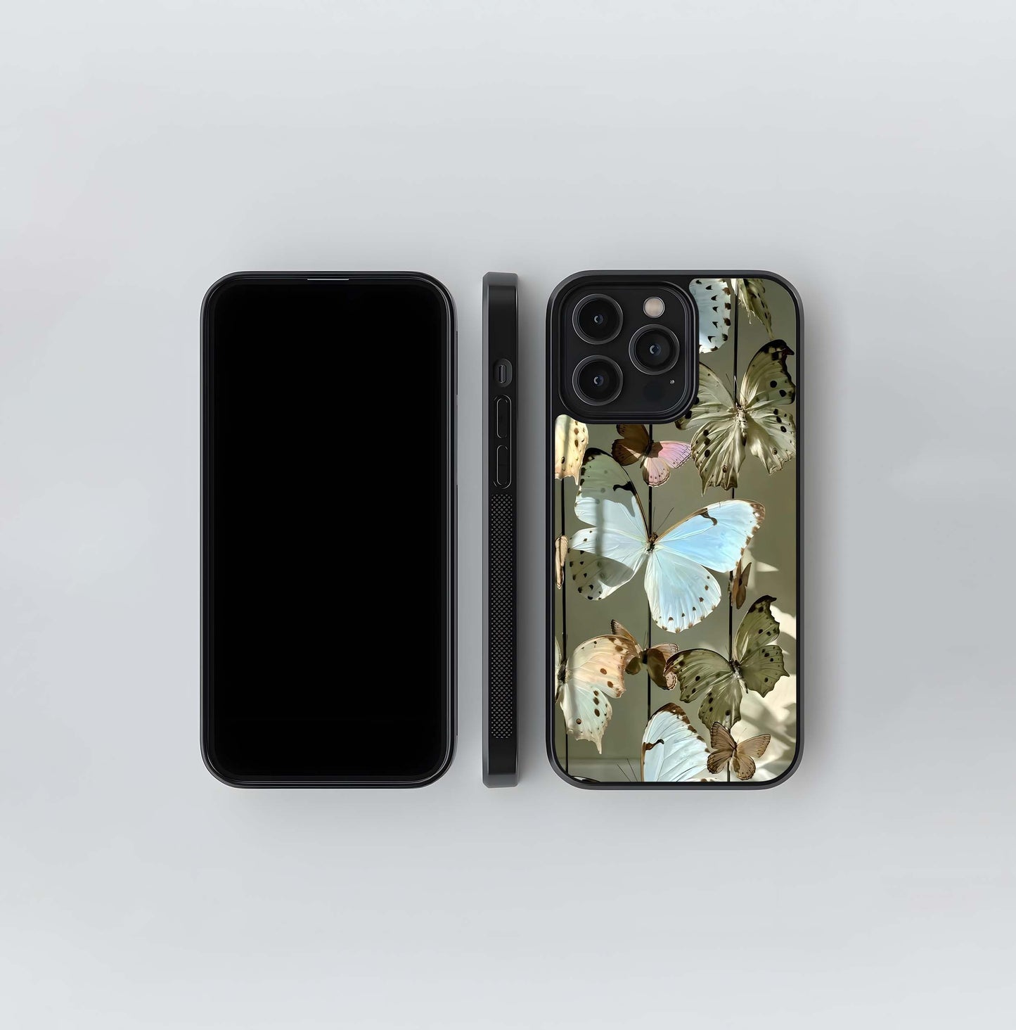 Butterflies in sunlight Glass Case