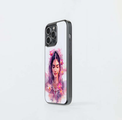 Lotus Goddess Glass Case