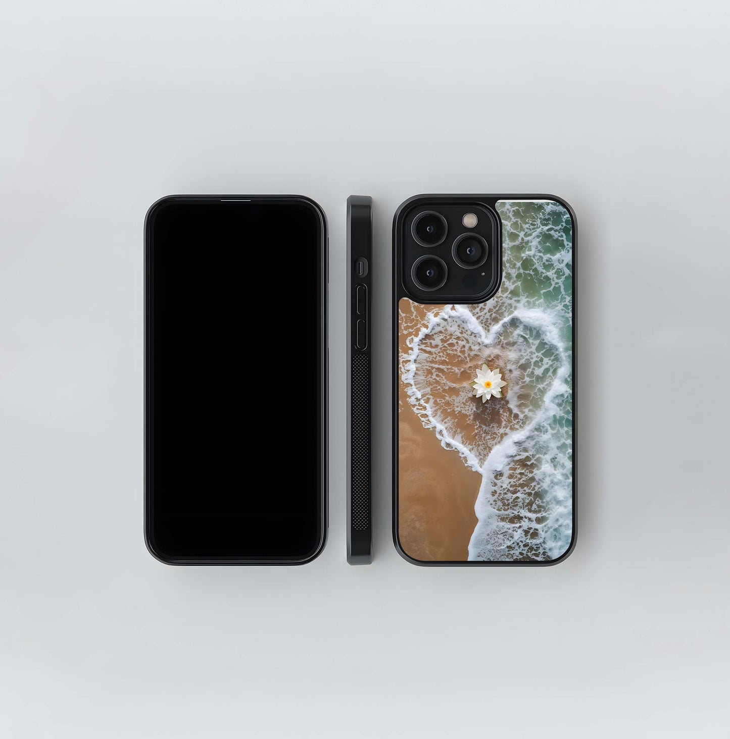 Lotus Heart's Embrace Glass Case