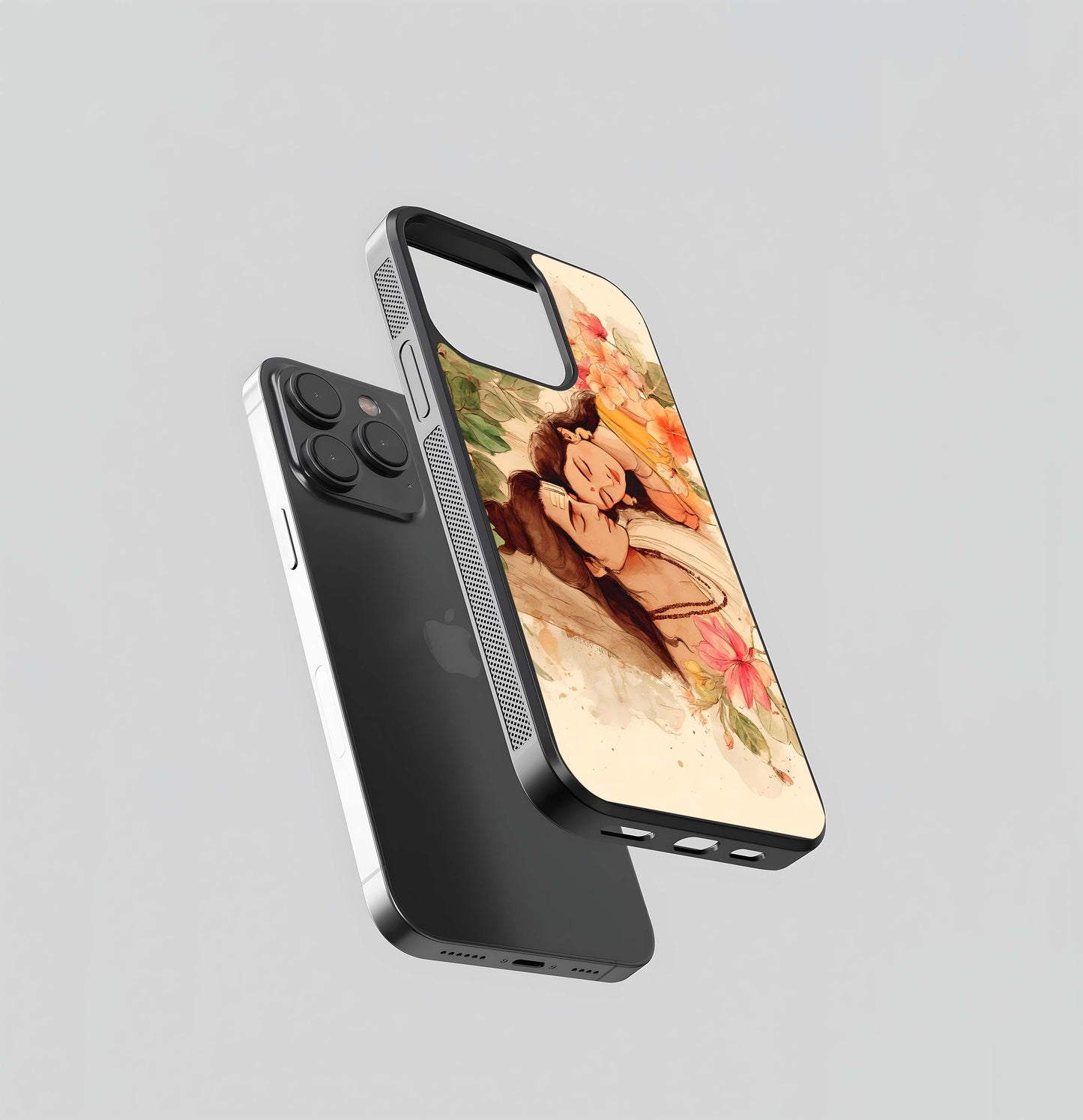 Love and devotion Ram and sita Glass Case