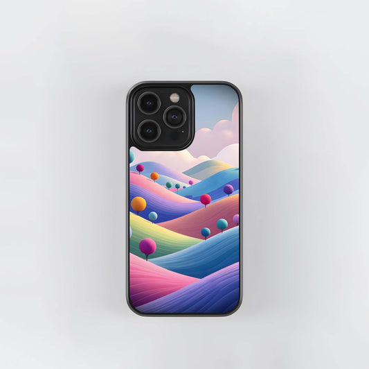 Candy-Colored Rolling Hills Glass Case