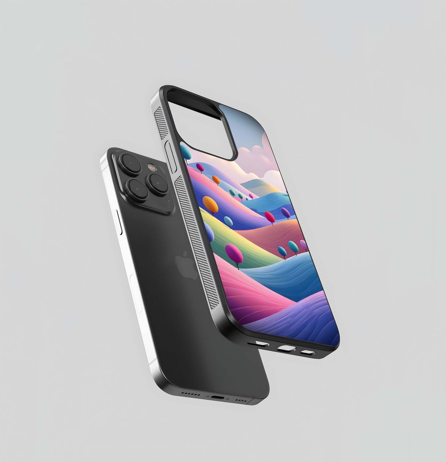 Candy-Colored Rolling Hills Glass Case