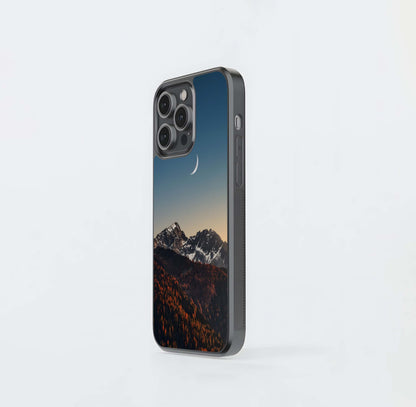 Autumn Mountain Crescent Glass Case