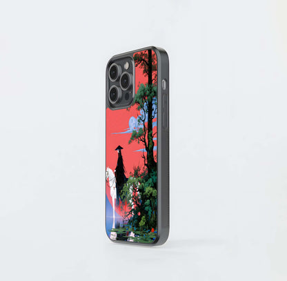 Crimson Samurai Glass Case