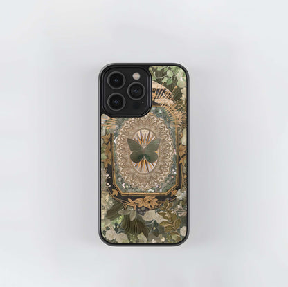 Butterfly Bloom Glass Case