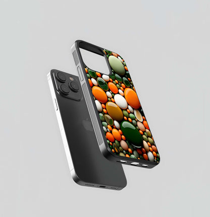 Lustrous Jewel Tones Glass Case