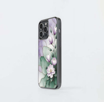 Magnolia Stained Glass Glass Case