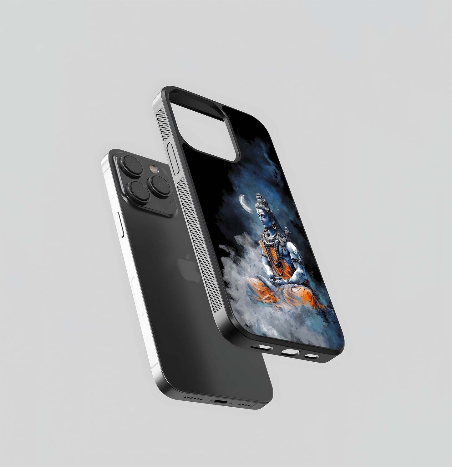 Shiva in the Abyssal Mist Glass Case