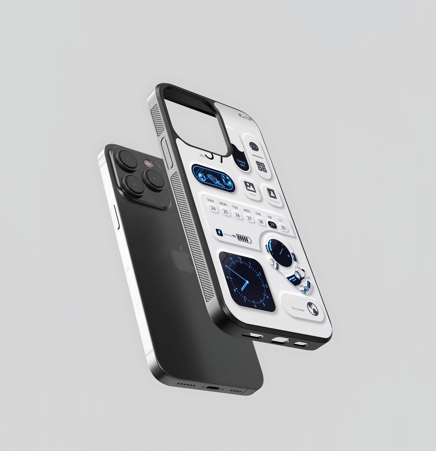 Neumorphic Astro-OS Glass Case