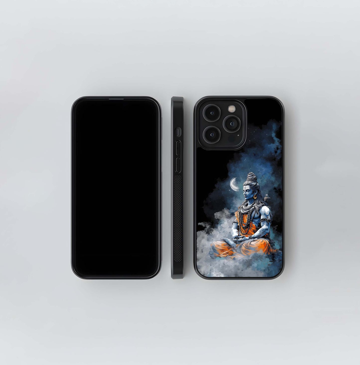 Shiva in the Abyssal Mist Glass Case