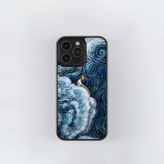 Impressionist Cloud Surfer Glass Case