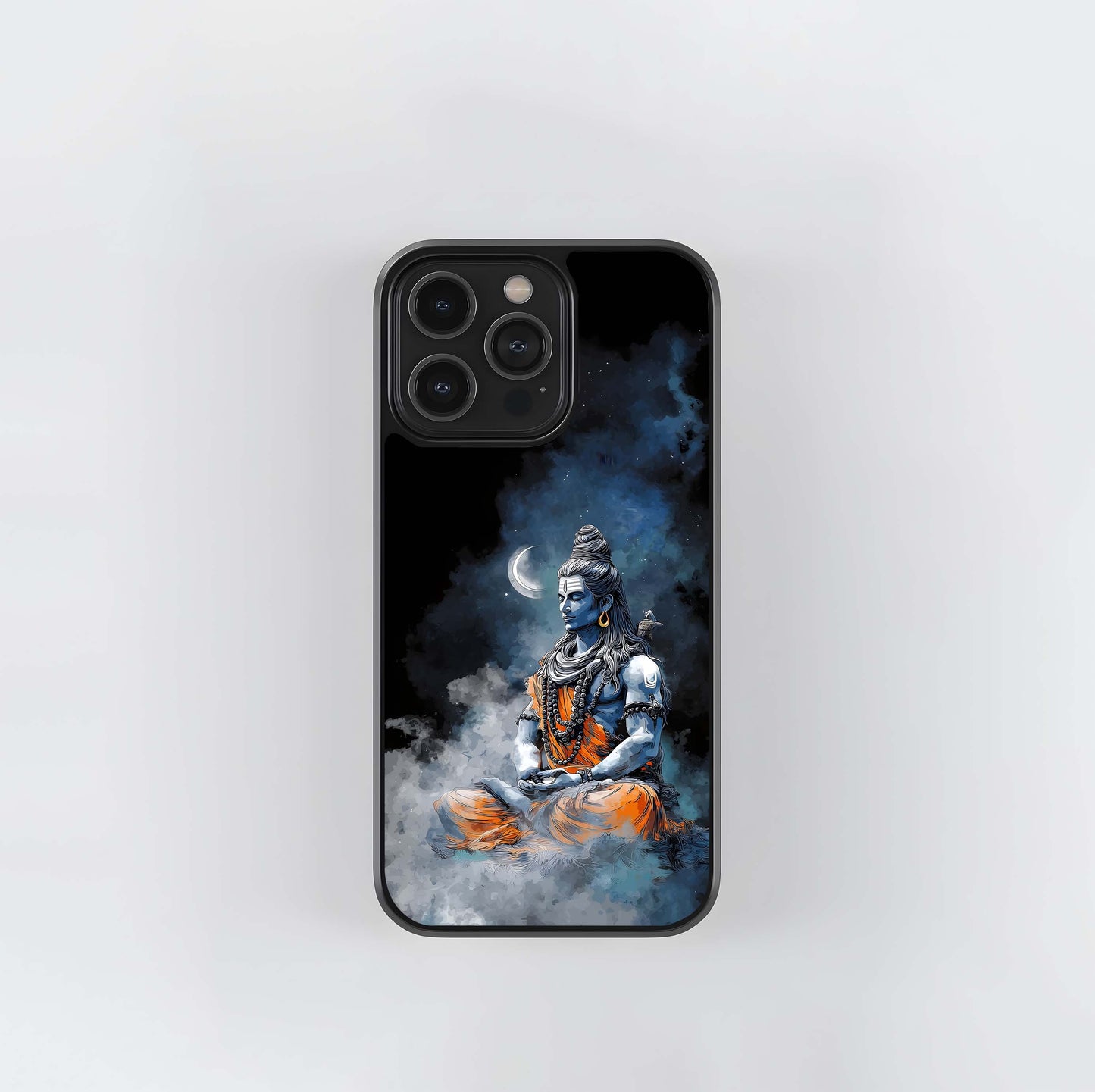 Shiva in the Abyssal Mist Glass Case