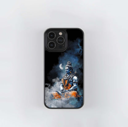 Shiva in the Abyssal Mist Glass Case