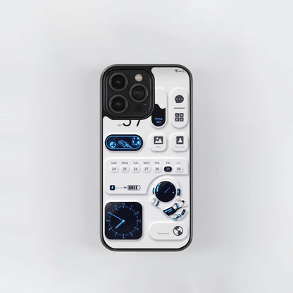 Neumorphic Astro-OS Glass Case