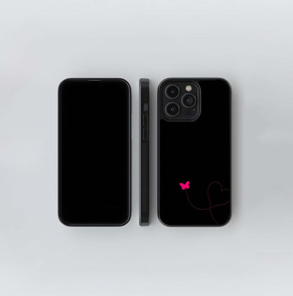 Butterfly Love Path Glass Case