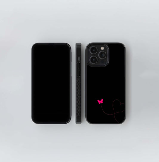 Butterfly Love Path Glass Case