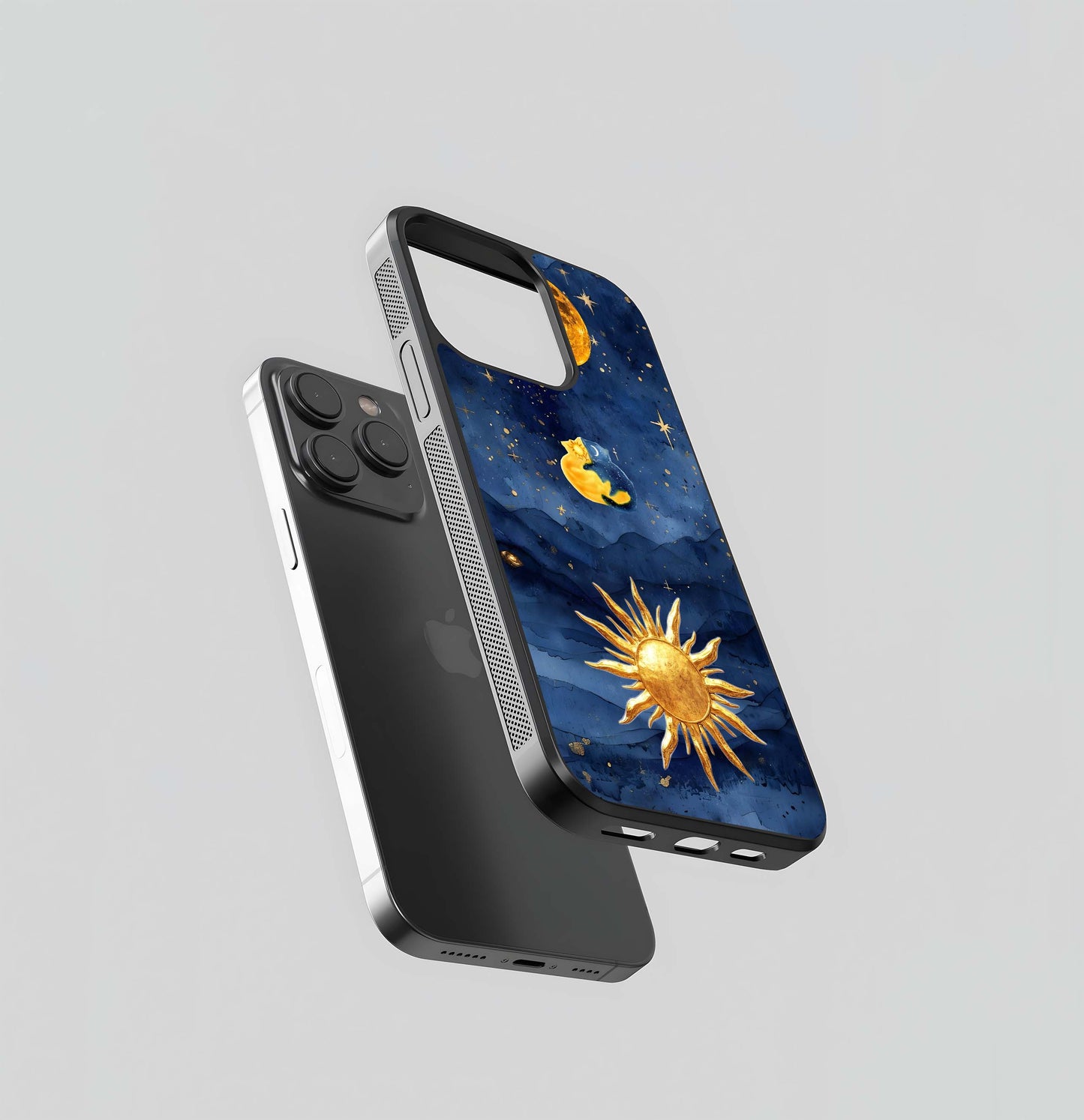 aesthetic moon wallpaper Glass Case