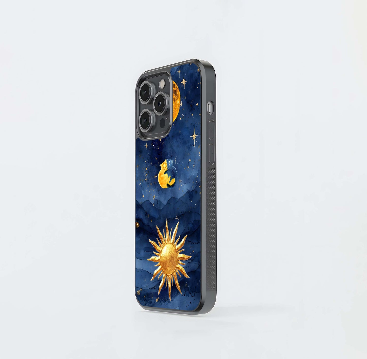 aesthetic moon wallpaper Glass Case
