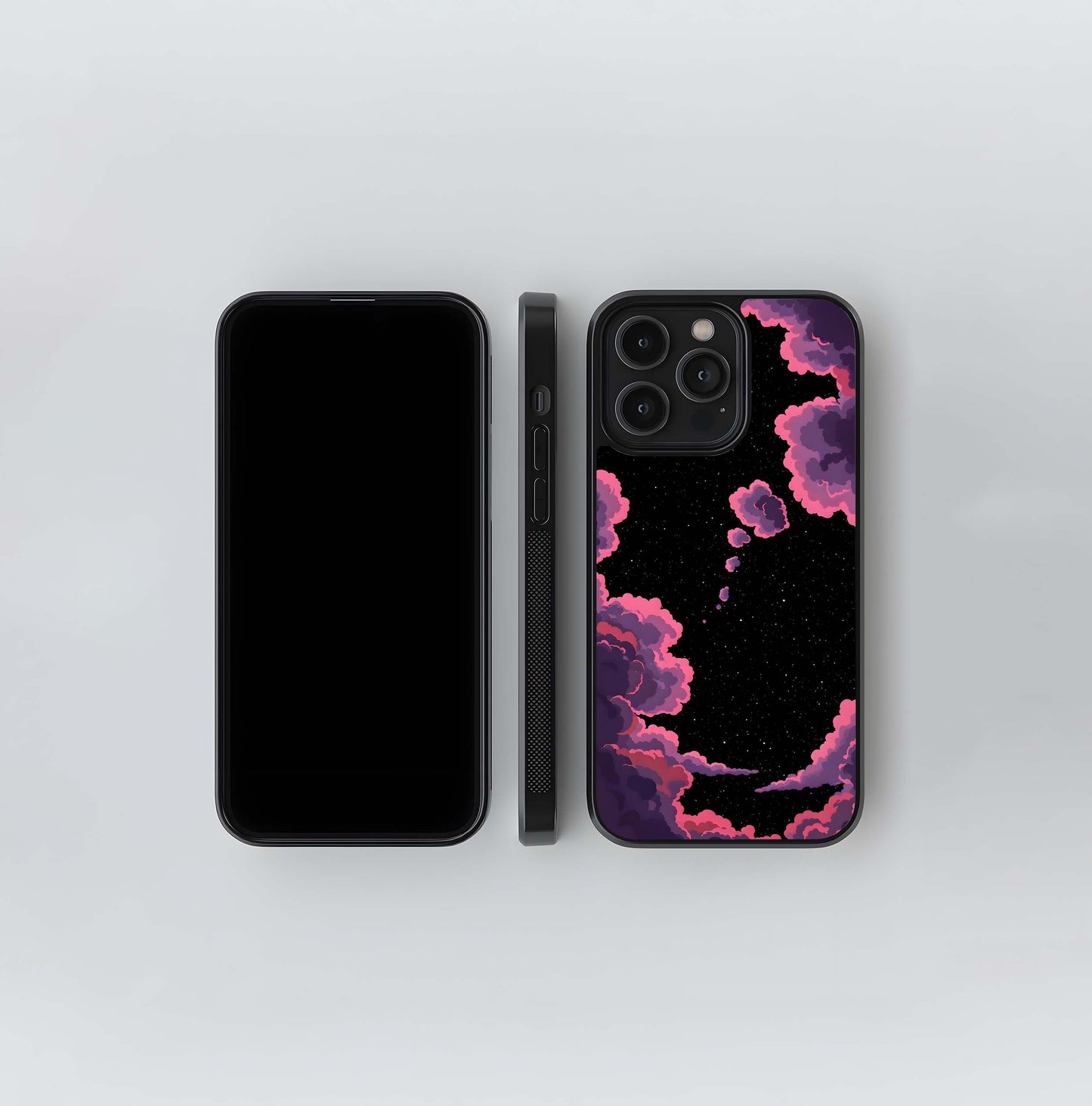 Cosmic Cloud Journey Glass Case