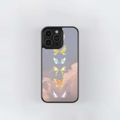 Butterfly Magic Rise Glass Case