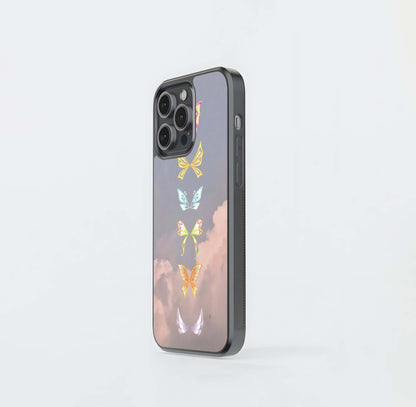 Butterfly Magic Rise Glass Case