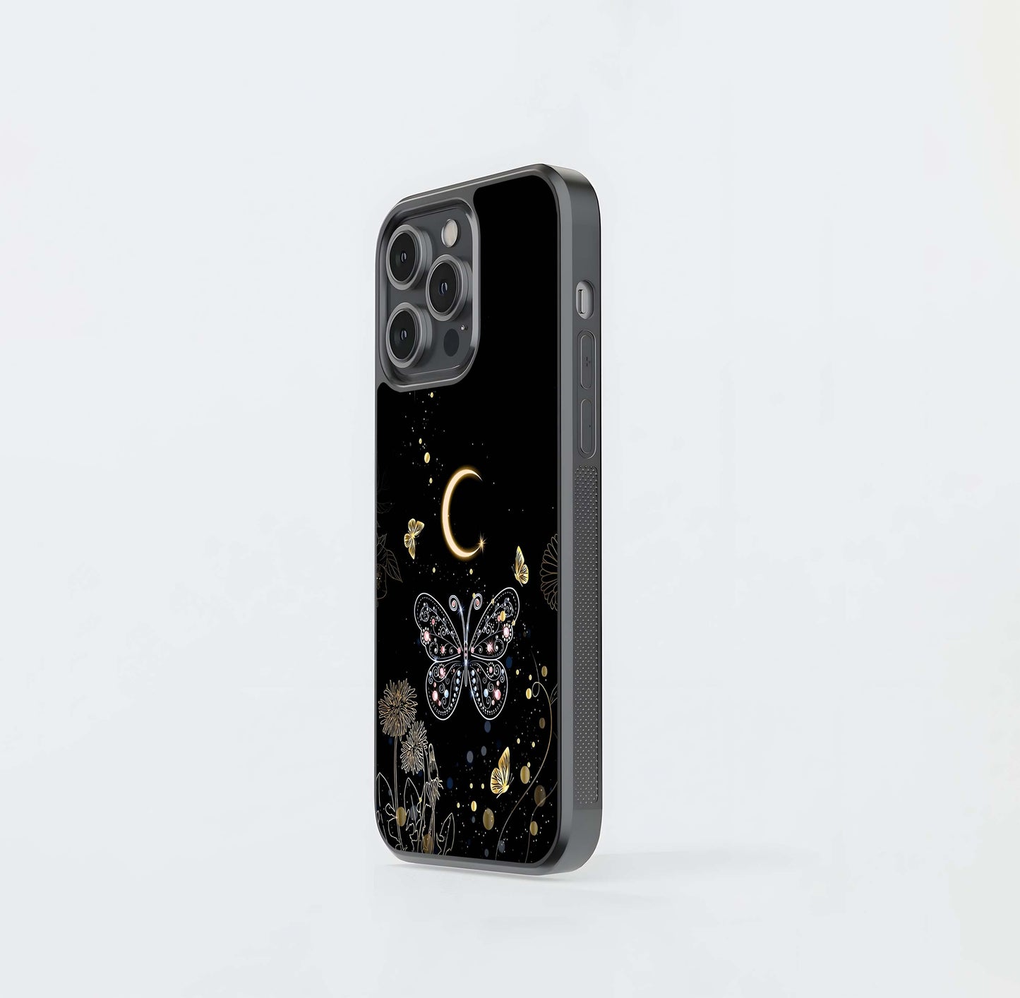 Butterfly Moon Magic Glass Case