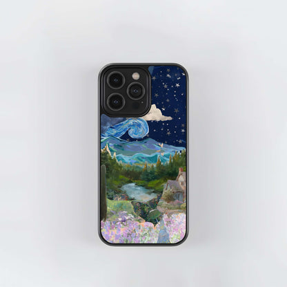 Butterfly Sky Dreams Glass Case