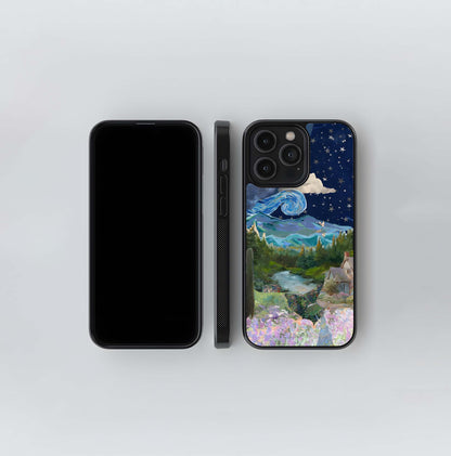 Butterfly Sky Dreams Glass Case