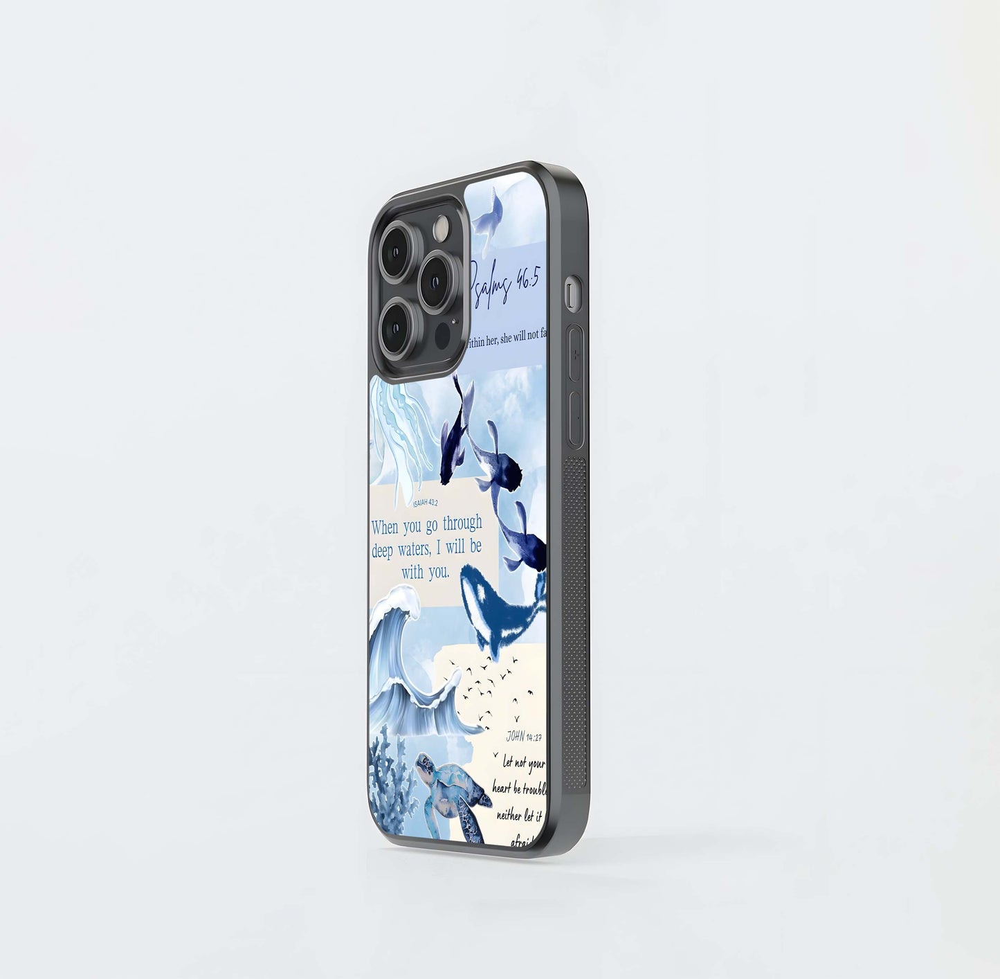Faithful Ocean Promise Glass Case
