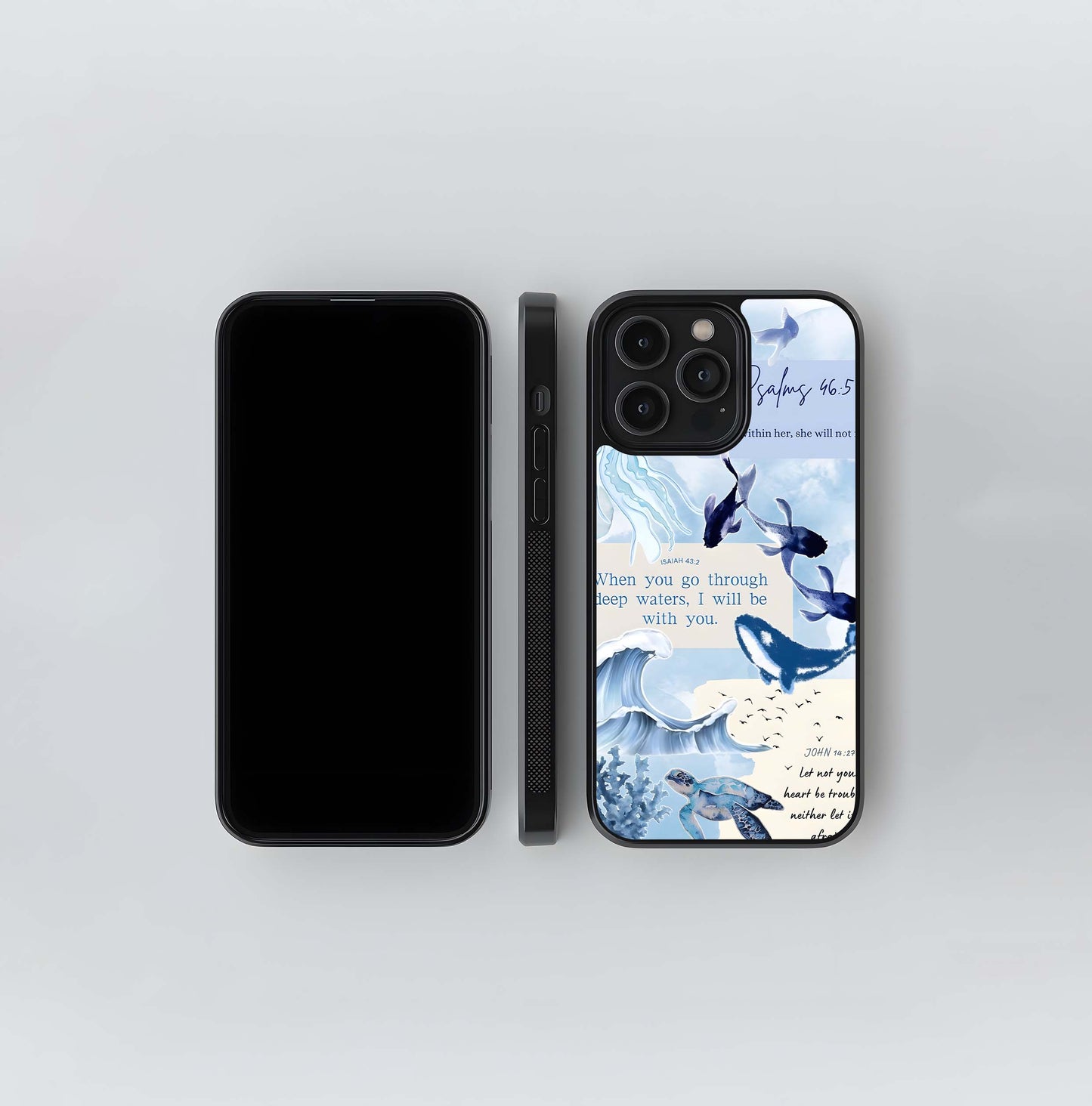 Faithful Ocean Promise Glass Case