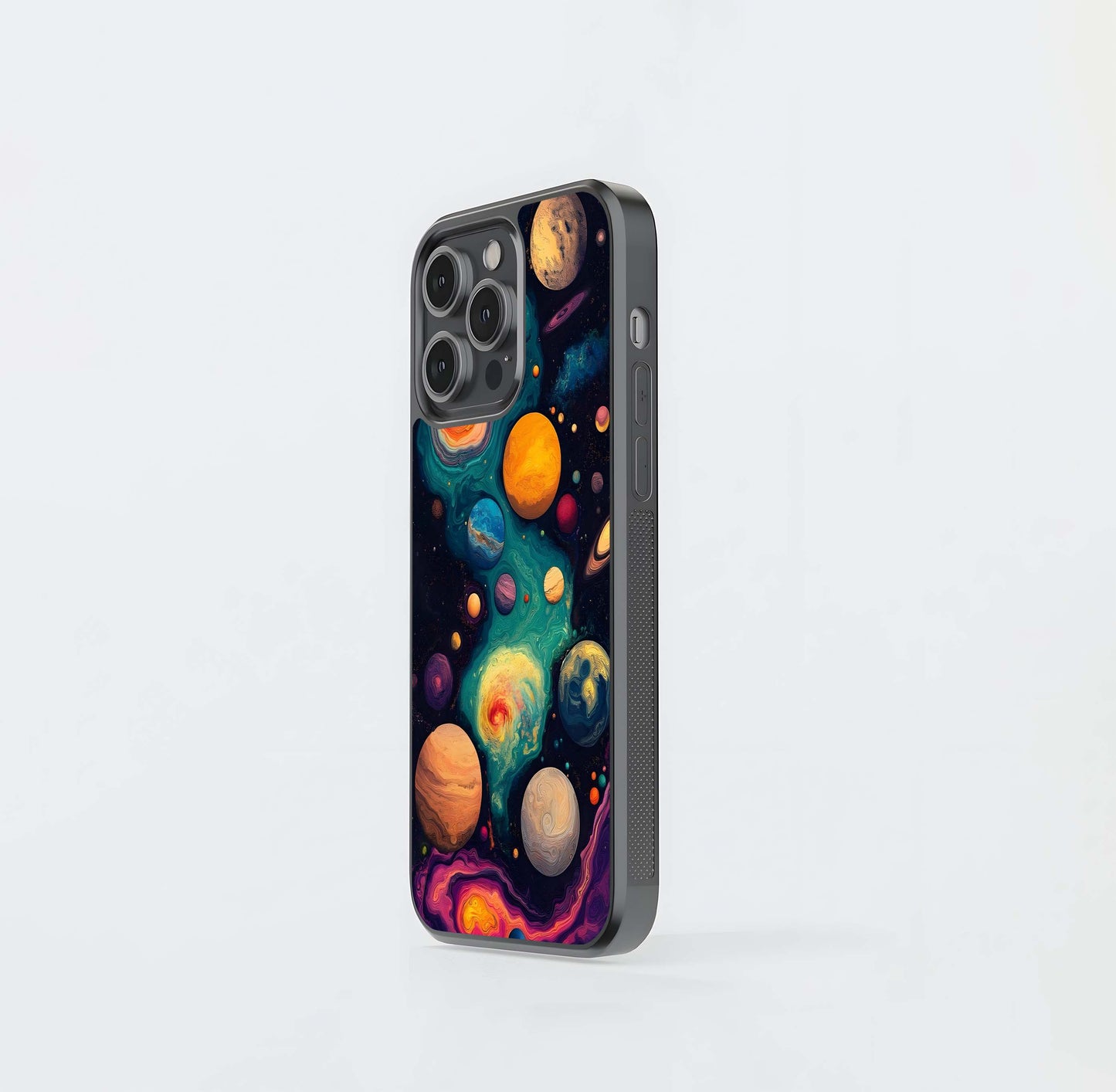 Cosmic Planet Journey Glass Case