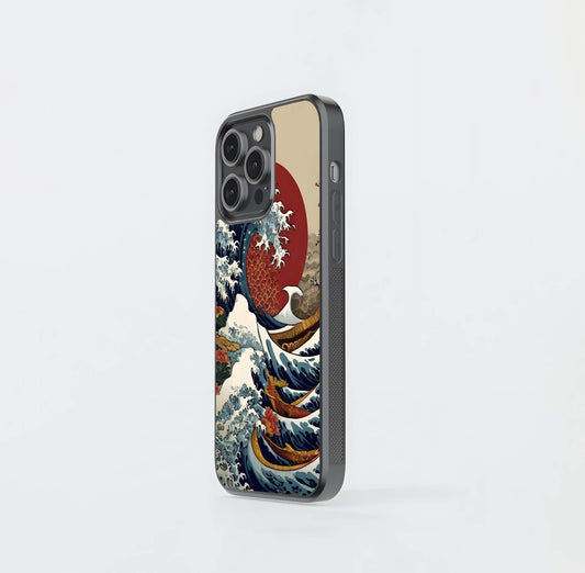 Crimson Voyage Glass Case