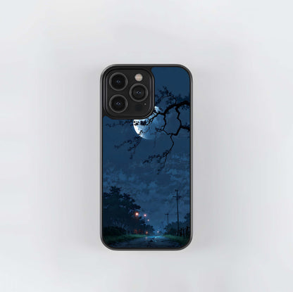 Midnight Country Road Glass Case