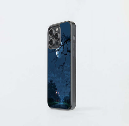 Midnight Country Road Glass Case