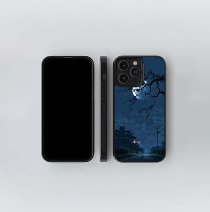 Midnight Country Road Glass Case