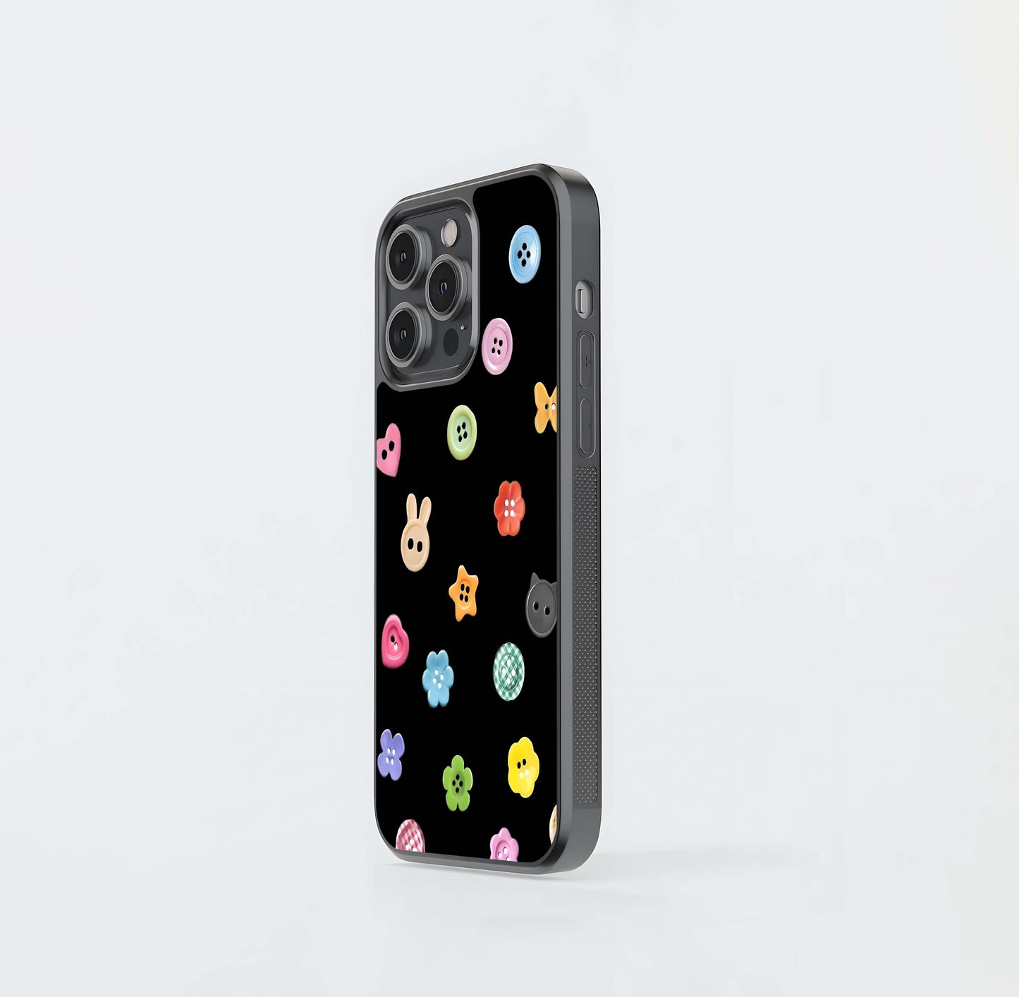 Button Joy Pop Glass Case