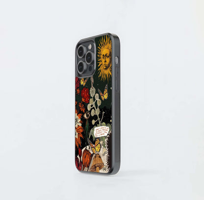 Aesthetic Myself Brave Glass Case