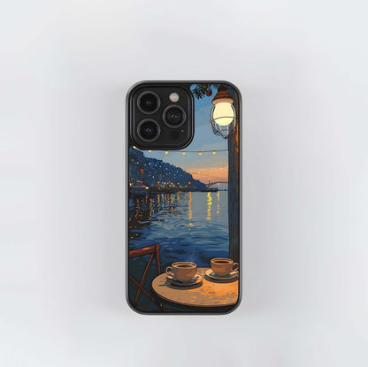 Cafe Sunset View Glass Case