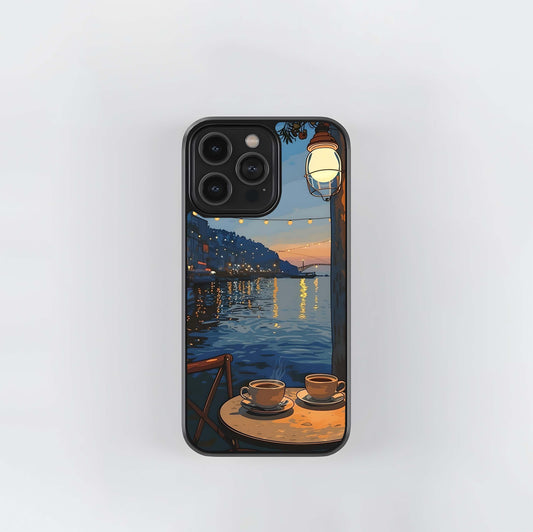 Cafe Sunset View Glass Case