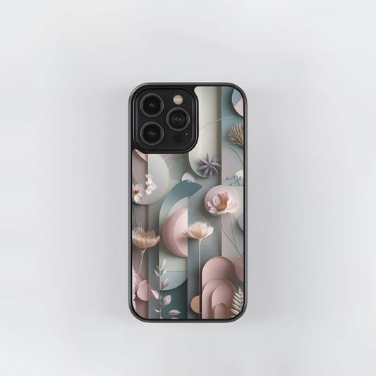 Modern Serenity Collage Glass Case