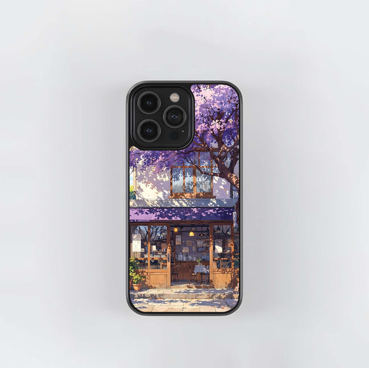 Lavender Street Café Glass Case