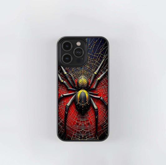 Gilded Spider Web Glass Case