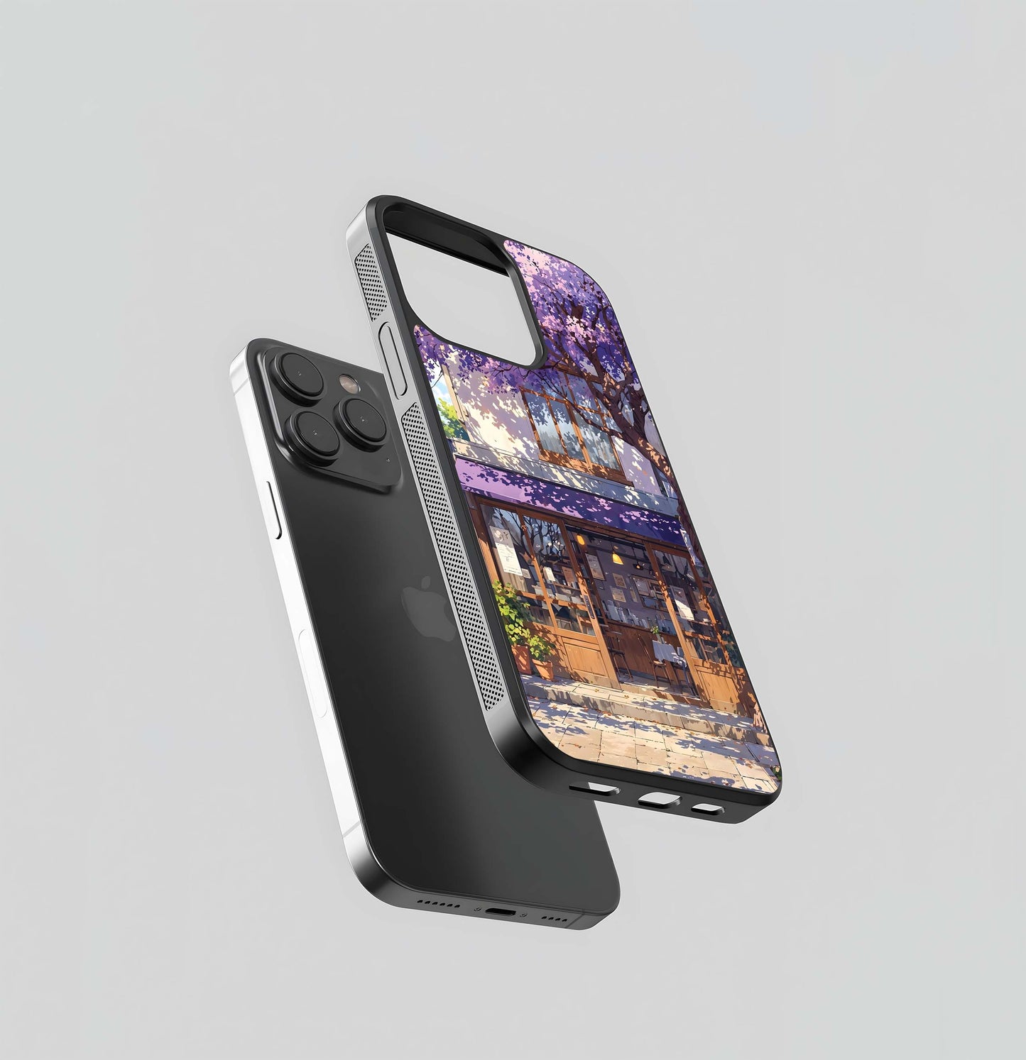 Lavender Street Café Glass Case