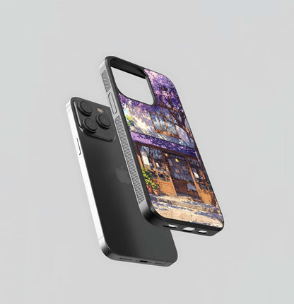 Lavender Street Café Glass Case