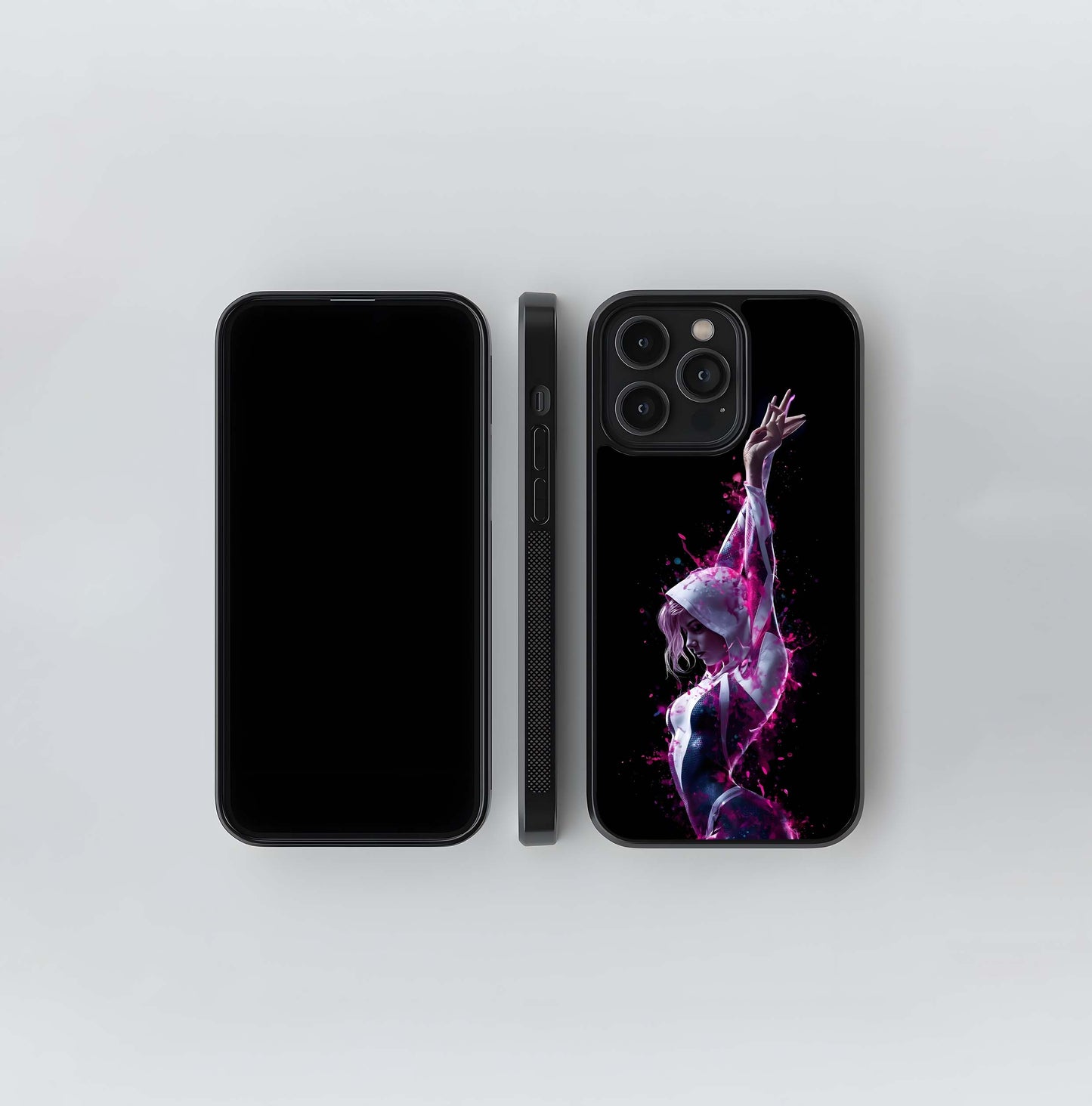 Spider-Gwen Ink Splash Glass Case