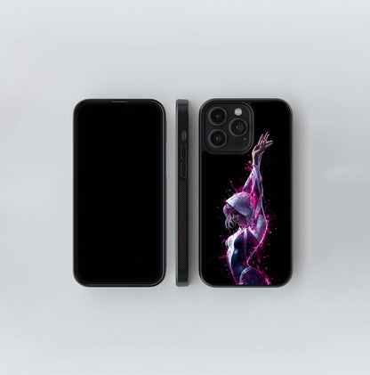 Spider-Gwen Ink Splash Glass Case