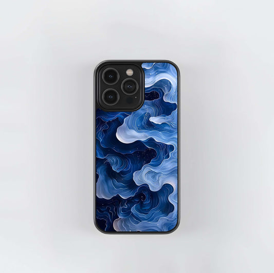 Cosmic Wave Flow Glass Case