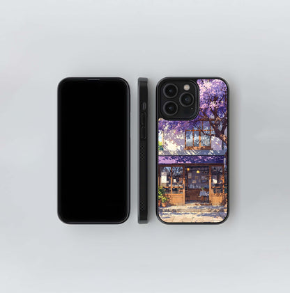 Lavender Street Café Glass Case