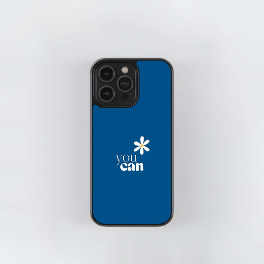 Mini Quote With Flower Glass Case